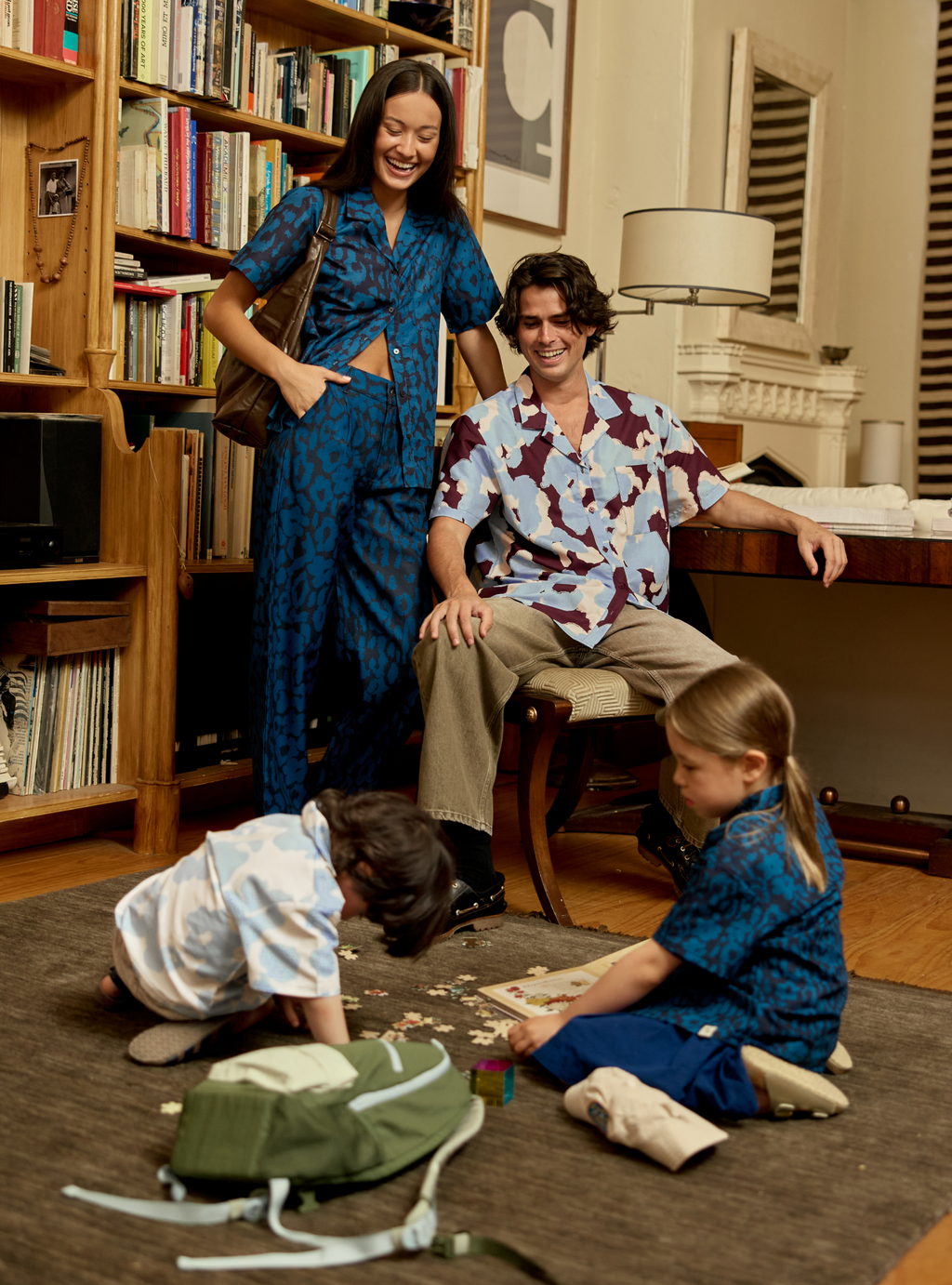 Resort Shirt (Dappled Marine)
