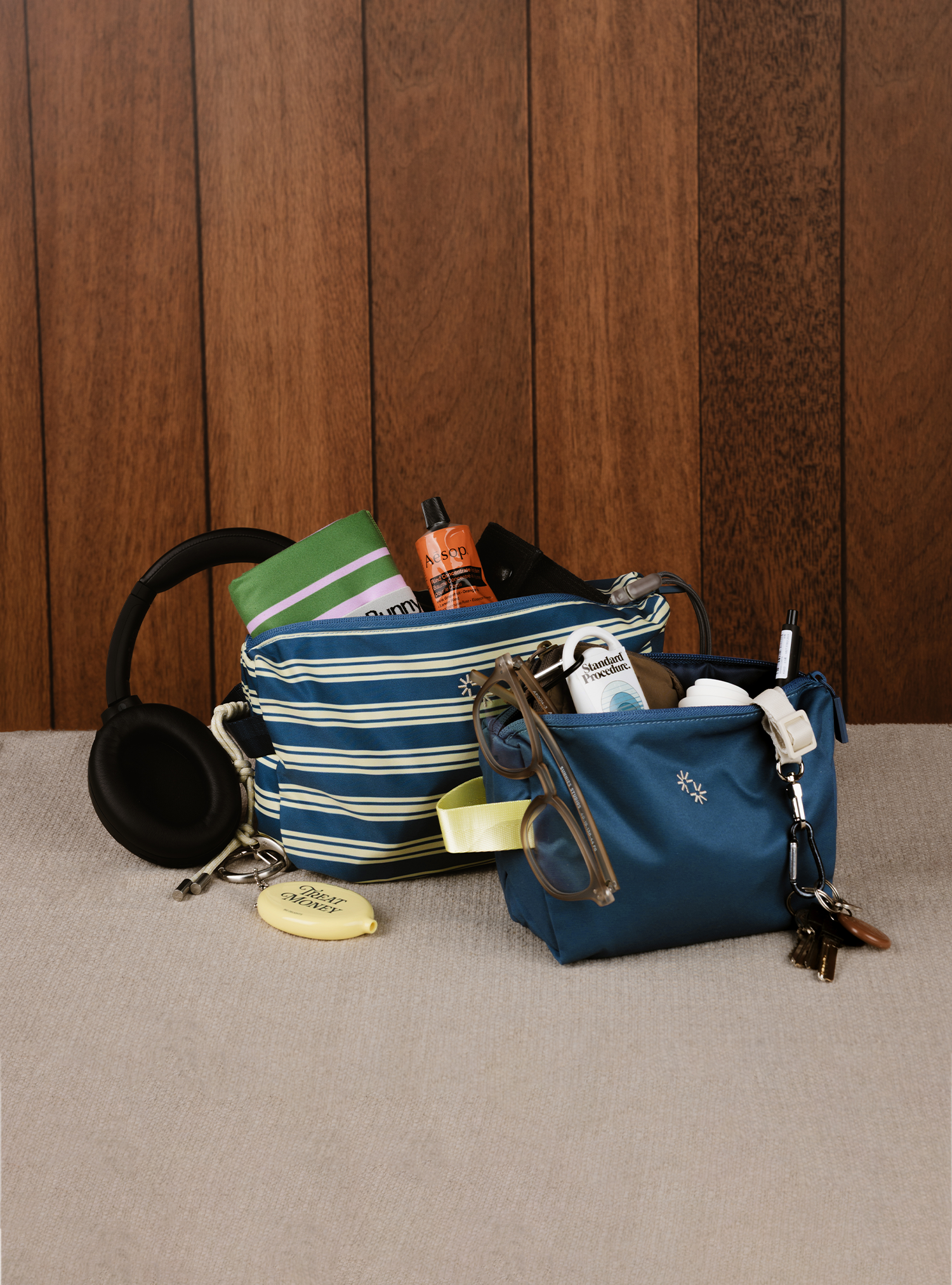 Travel Pouches (Pacific Stripes)